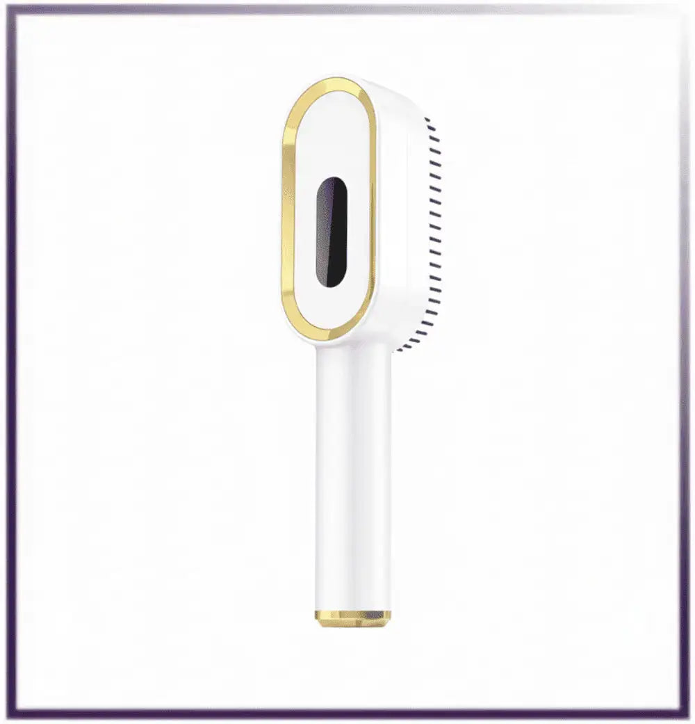 Multi-Functional 3-in-1 Scalp Massager & Hair Oil Applicator Brush | Cordless Electric Red & Blue Light Therapy Comb | Rechargeable & Portable Head Massager for Hair Growth & Relaxation (White) Doba
