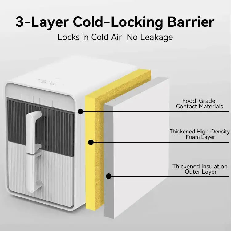 PSZBJ-K12  Automatic Ice Maker-Blue Storage Ice for Outdoor Camping. Features: 12kg/day capacity, PVC material (BPA-free), touch controls, quick ice-making, coffee ice cubes, car-friendly design, Doba