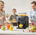 Snowflake Ice Maker-44-pound 24-hour ice maker with stainless steel blades, PVC construction, BPA-free, LED display with auto-cleaning program, electric ice cream maker with Doba