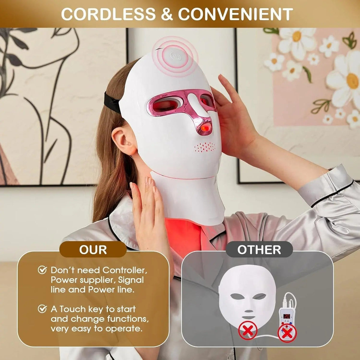 Red Light Therapy Face Mask Doba