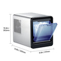 Countertop Ice Maker, 33 lbs per Day, Self-Cleaning Portable Machine with Scoop, Drawer-Style Ice Access, Nugget Ice-Making Machine with Chewable Ices for Home, Kitchen, Office, Bar & Party Doba