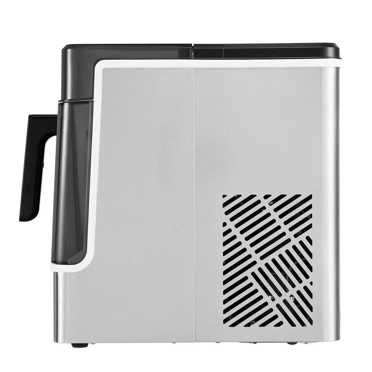 Countertop Ice Maker, 32 Cubes Ready in 15 Mins, 46lbs in 24Hrs, Self-Cleaning Portable Ice Maker with Convenient Ice Transfer, Ice Machine with 3 Sizes Ice Cube for Home Kitchen Office Party Doba