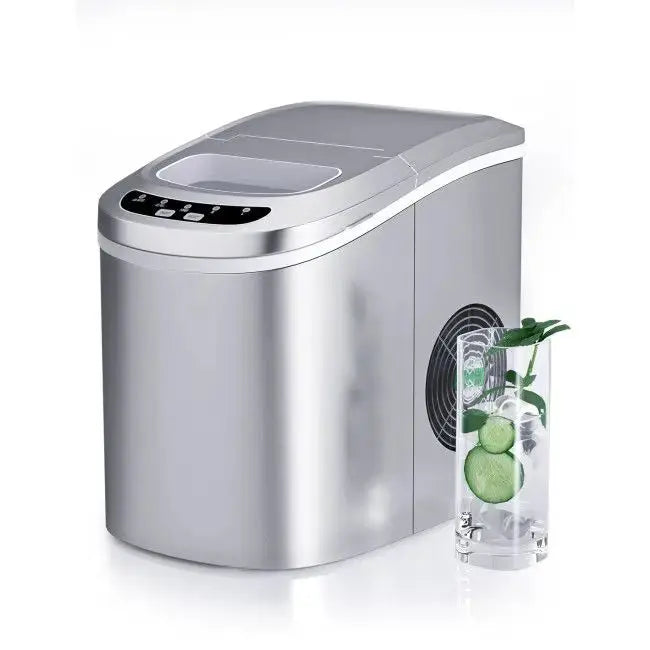 Mini Portable Electric Ice Maker Machine with Ice Scoop Doba
