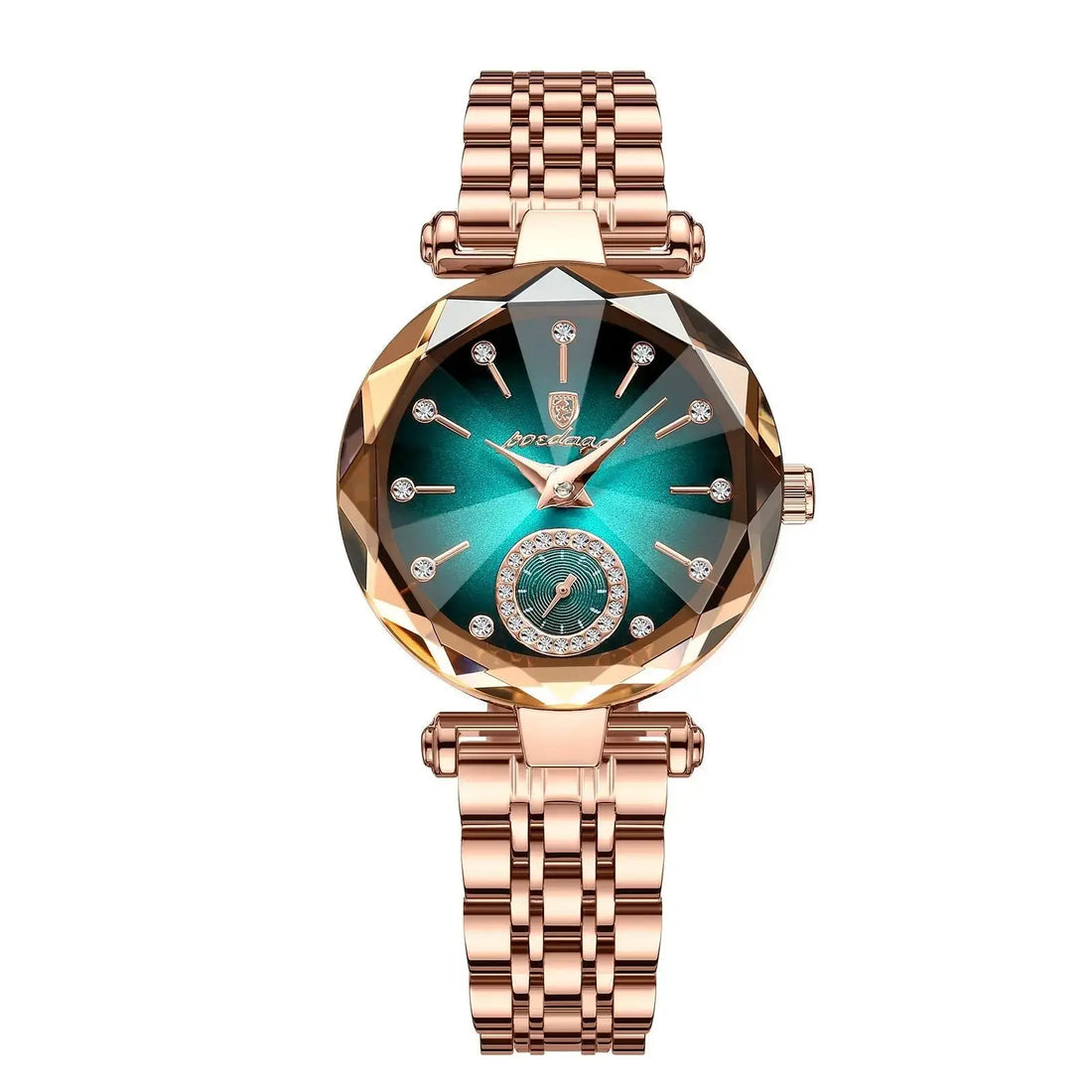 POEDAGAR Watch for Women Luxury Jewelry Design Rose Gold Steel Quartz Wristwatches Waterproof Fashion Swiss Brand Ladies Watches Doba